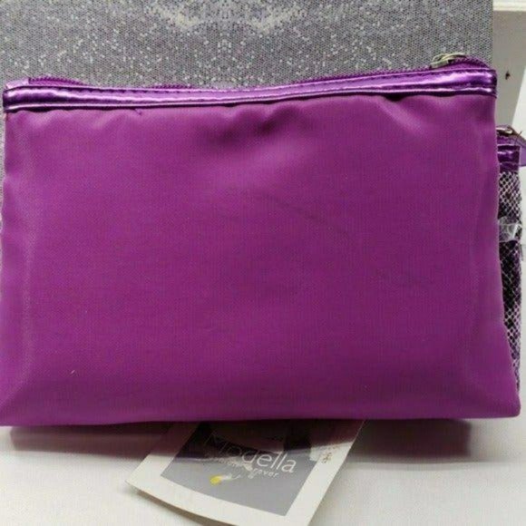 Modella fashion purple makeup case cosmetic bag - Picture 4 of 5